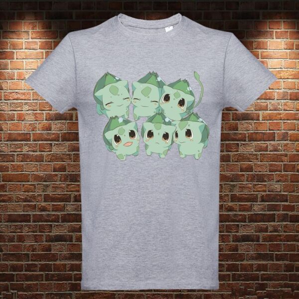 CM0937 Camiseta Pokemon Bulbasaur Kawaii