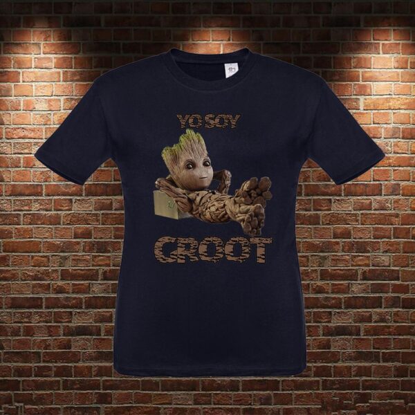 CMN0187 Camiseta niño Yo soy Groot