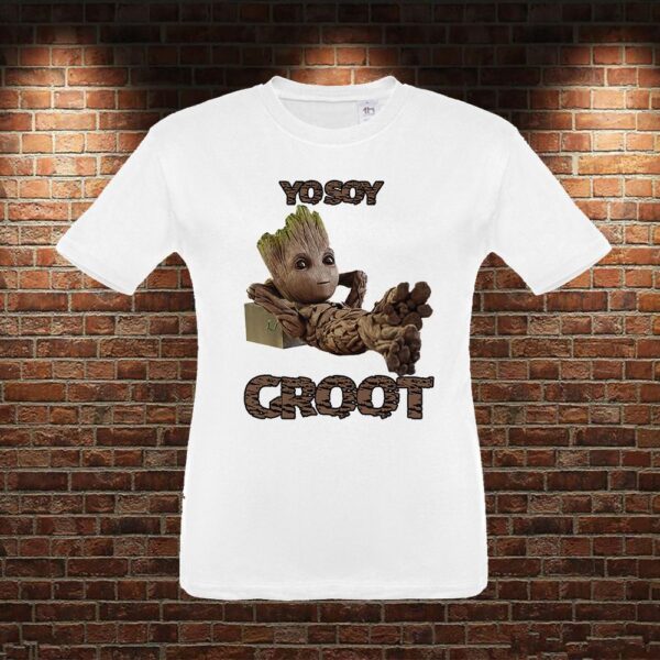 CMN0188 Camiseta niño Yo soy Groot