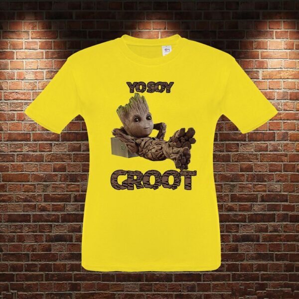 CMN0189 Camiseta niño Yo soy Groot