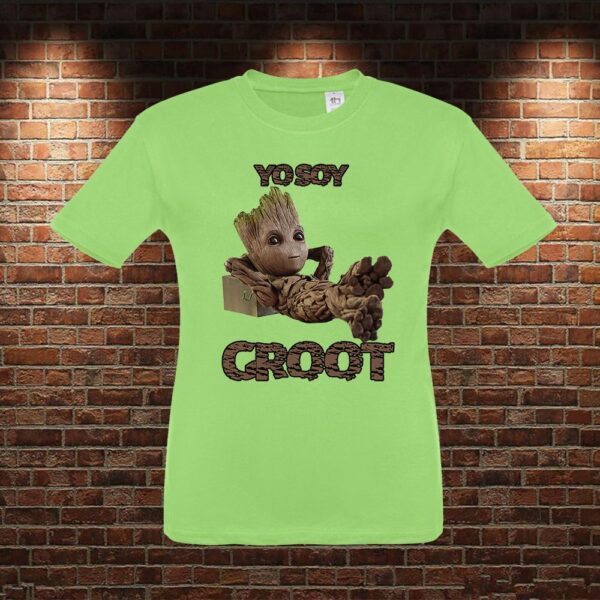 CMN0191 Camiseta niño Yo soy Groot