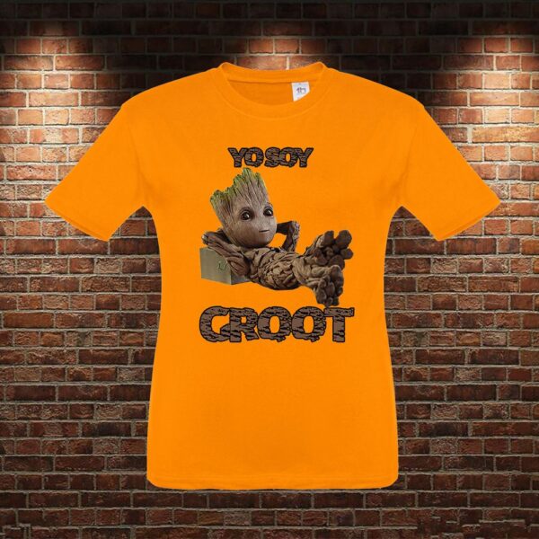 CMN0193 Camiseta niño Yo soy Groot