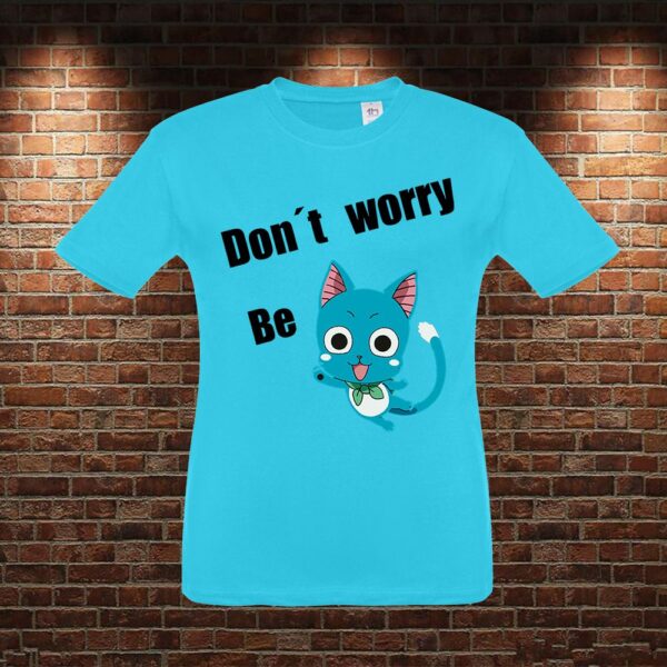 CMN0222 Camiseta niño Don´t Worry Be Happy