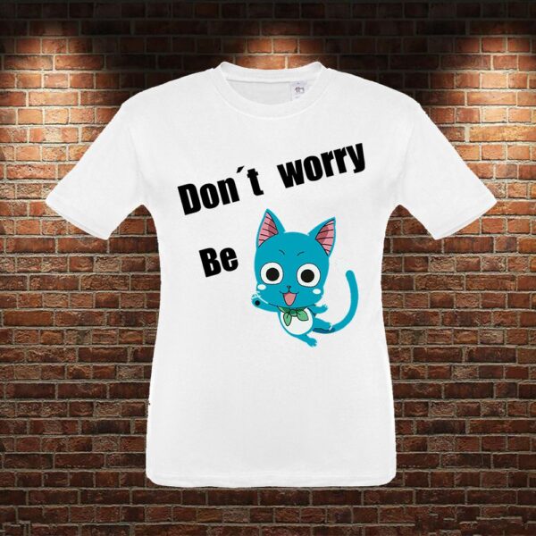 CMN0224 Camiseta niño Don´t Worry Be Happy