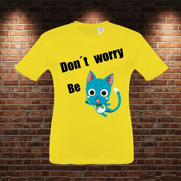 CMN0225 Camiseta niño Don´t Worry Be Happy