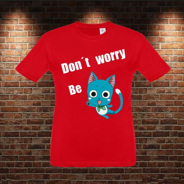 CMN0226 Camiseta niño Don´t Worry Be Happy