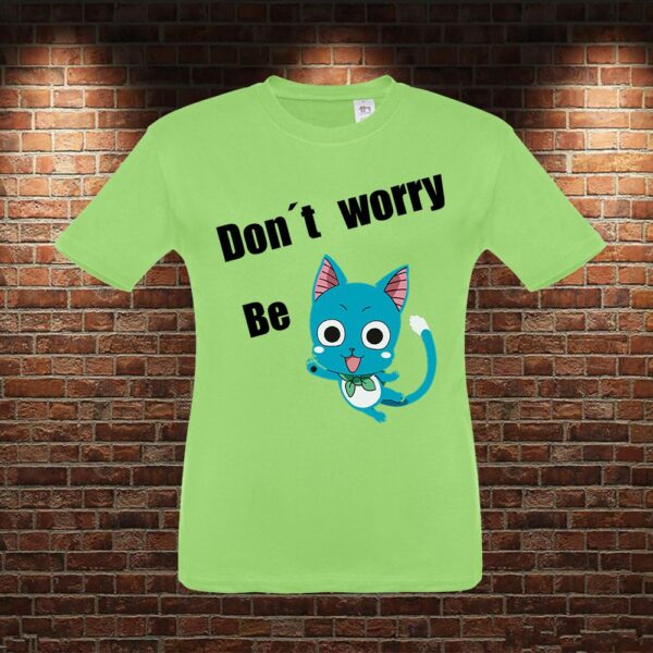 CMN0227 Camiseta niño Don´t Worry Be Happy
