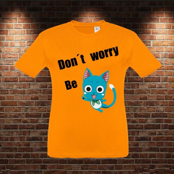 CMN0229 Camiseta niño Don´t Worry Be Happy