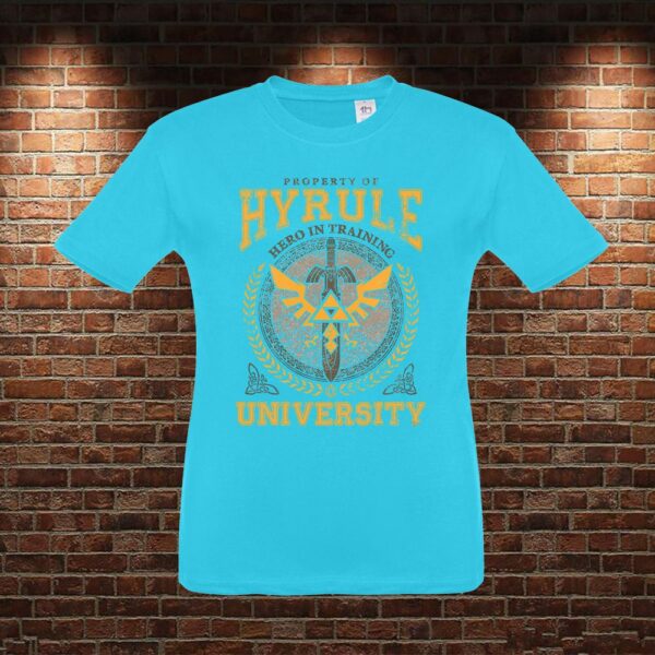 CMN0363 Camiseta niño Hyrule University