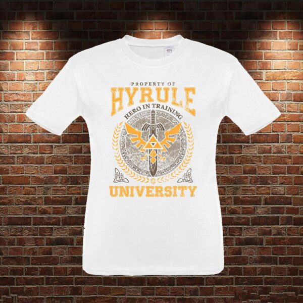CMN0365 Camiseta niño Hyrule University