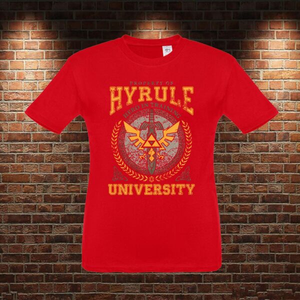 CMN0367 Camiseta niño Hyrule University