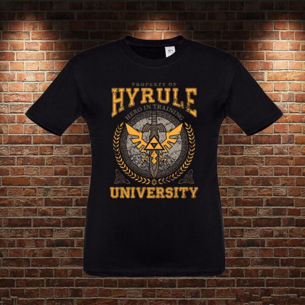 CMN0369 Camiseta niño Hyrule University