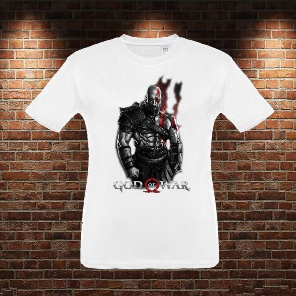 CMN0383 Camiseta niño God of War Kratos