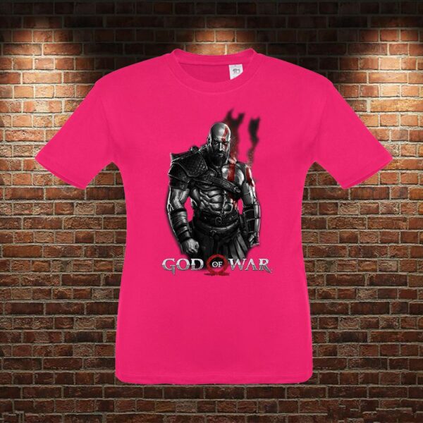 CMN0389 Camiseta niño God of War Kratos