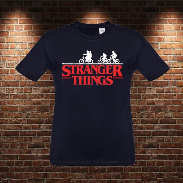 CMN0407 Camiseta niño Stranger Things Logo