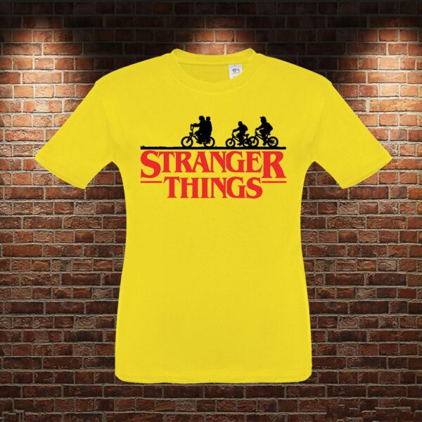 CMN0409 Camiseta niño Stranger Things Logo