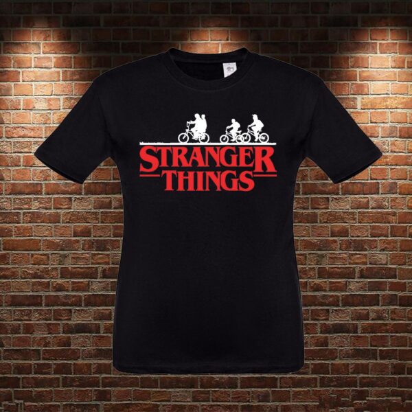 CMN0411 Camiseta niño Stranger Things Logo