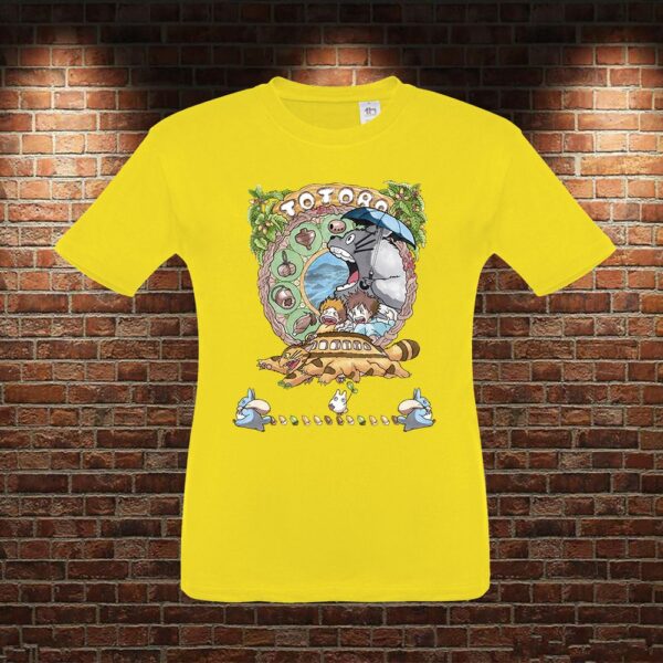 CMN0546 Camiseta niño Totoro y Gatobus