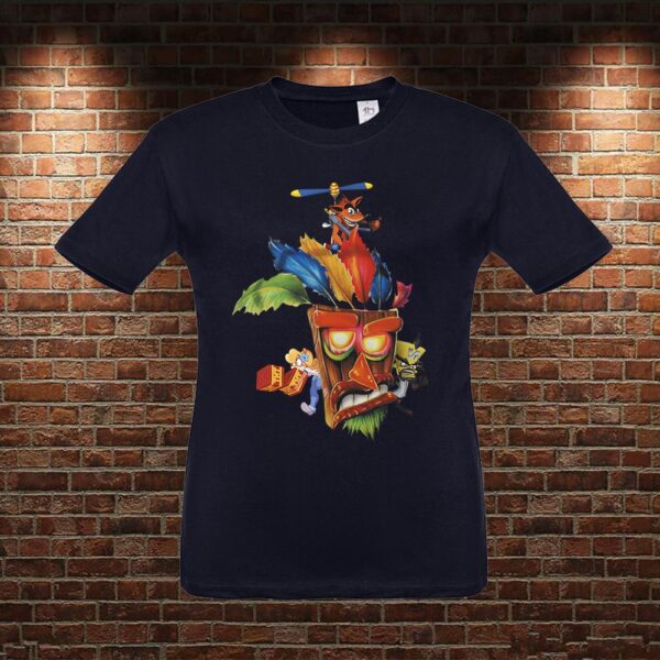 CMN0579 Camiseta niño Crash Bandicoot