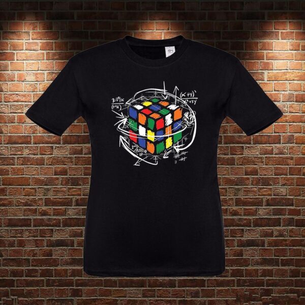 CMN0667 Camiseta niño Cubo de Rubik