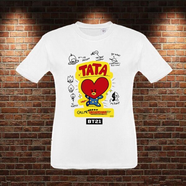 CMN0712 Camiseta niño BTS Tata Mod2