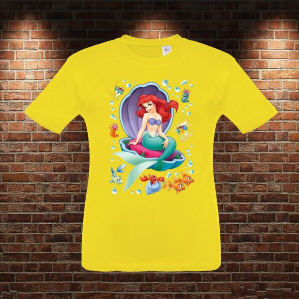 CMN0738 Camiseta niño La Sirenita Ariel