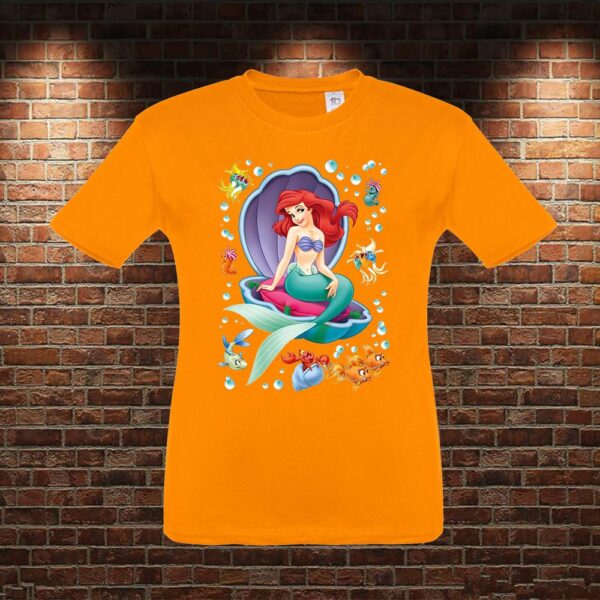 CMN0742 Camiseta niño La Sirenita Ariel