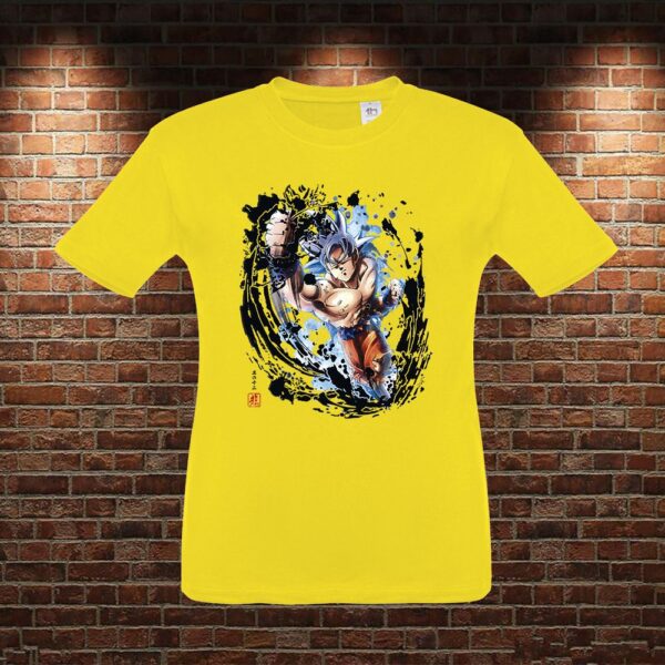 CMN0747 Camiseta niño Dragon Ball Goku Ultra Instinto Mod2