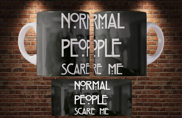 MT0084 Taza Normal People Scare Me
