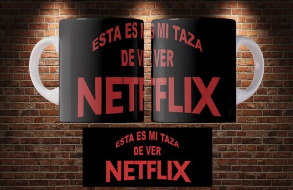 MT0275 Taza Esta Es Mi Taza De Ver Netflix