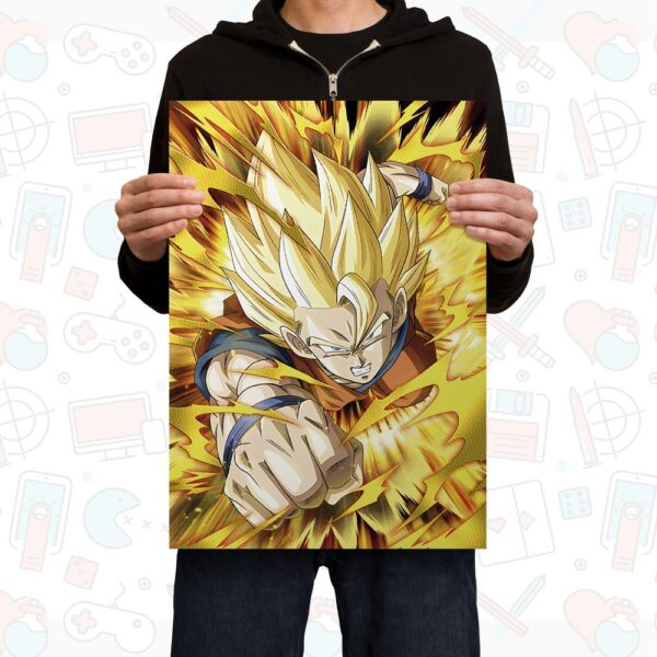POS00004 Poster Dragon Ball Goku Super Saiyajin 2 Mod 2