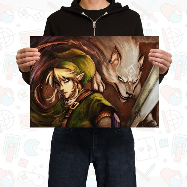 POS00035 Poster The Legend Of Zelda Lobo
