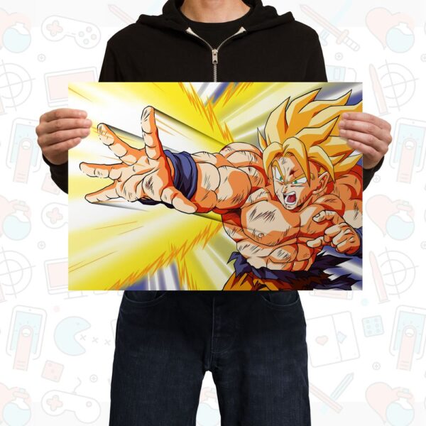 POS00084 Poster Dragon Ball Goku Super Saiyajin 2 Mod 3