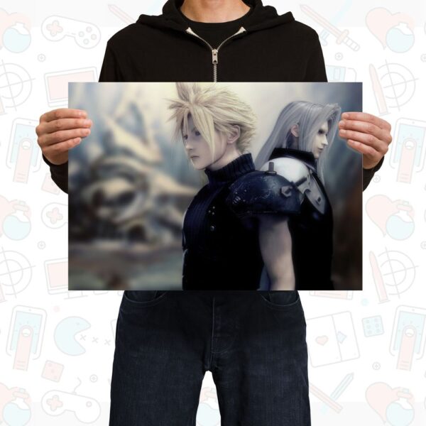 POS00121 Poster Final Fantasy Sefirot y Cloud