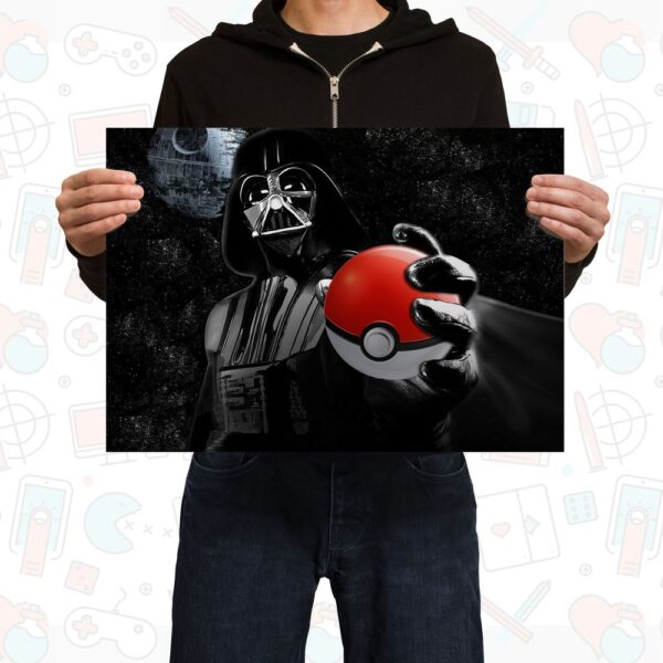 POS00143 Poster Star Wars Darth Vader Pokeball
