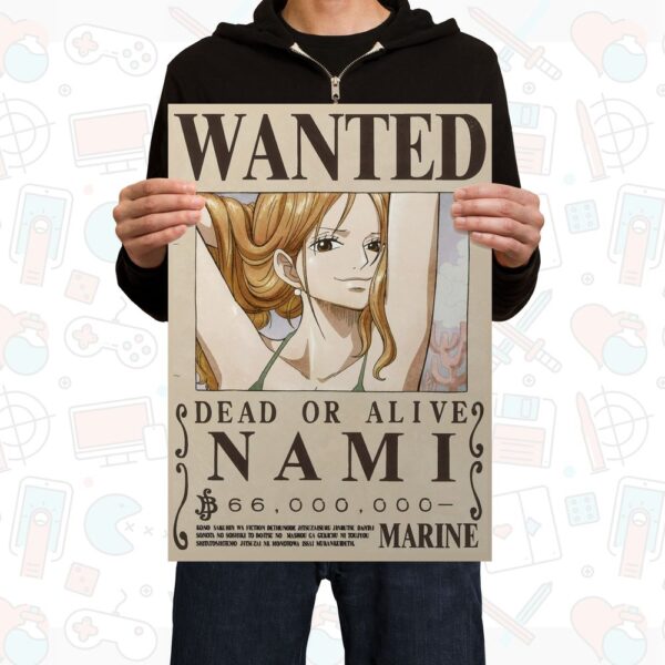 POS00159 Poster One Piece Nami Wanted