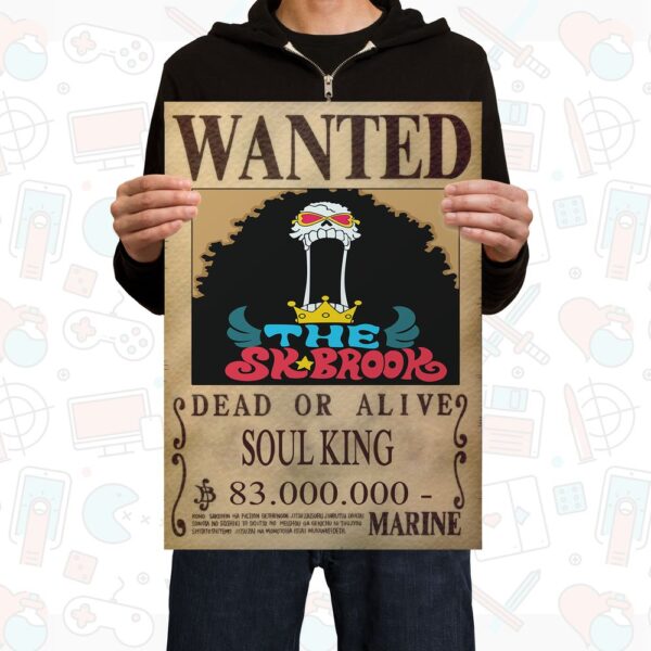 POS00166 Poster One Piece Soul King Wanted