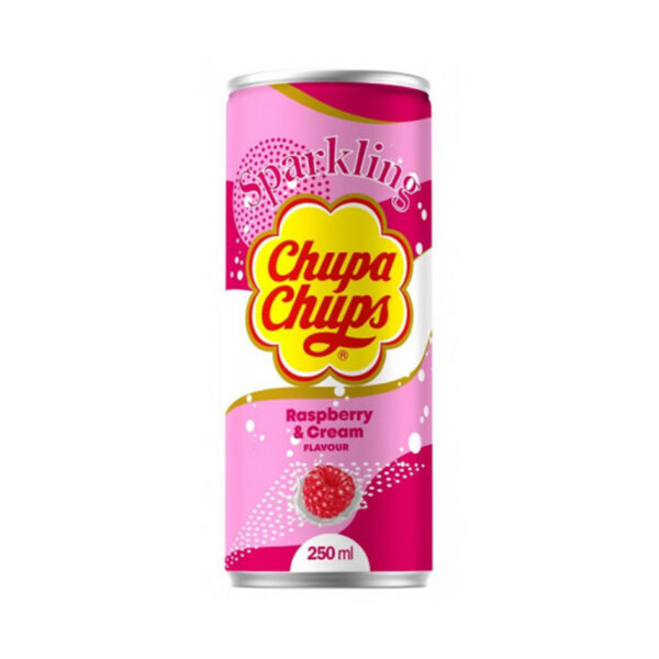 Chupachups frambuesa Refresco Chupa Chups frambuesa y crema
