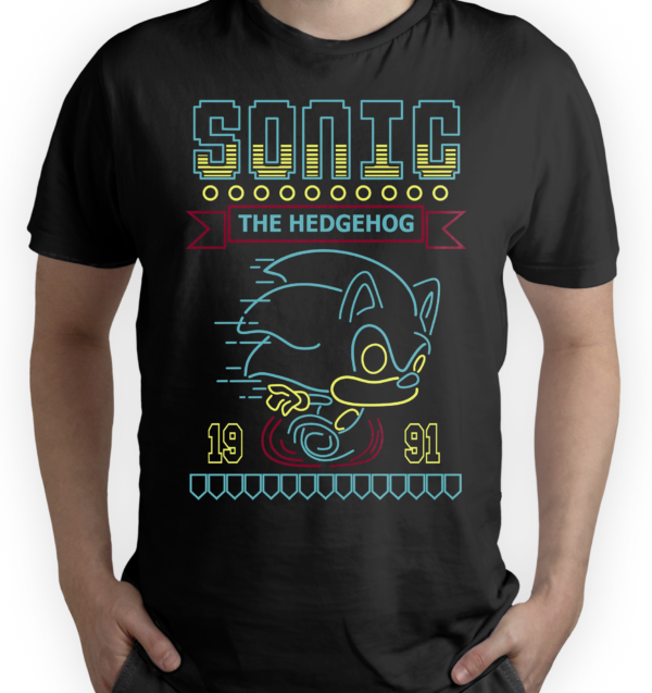 128 Camiseta Sonic